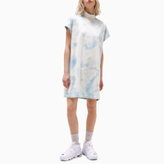Nike W Washed Jersey Dress White/Worn Blue