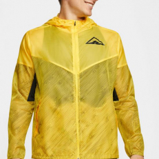 Nike Windrunner Hooded Trail Runnig Jacket - Speed Yellow/ Black