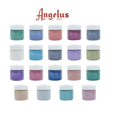 Angelus Glitteres Leather Paint Bõrfesték - 1oz - Image 2
