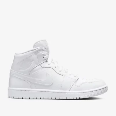 Air Jordan 1 Mid 'Triple White' 2022
