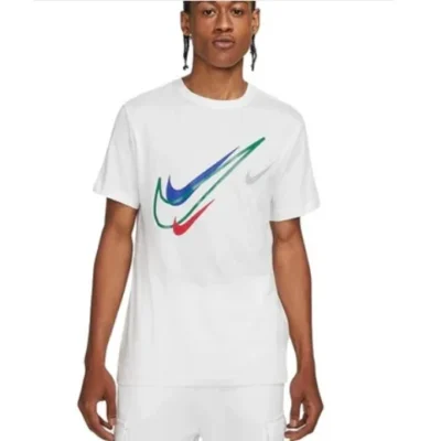 Nike Court Swoosh Logo T-Shirt White
