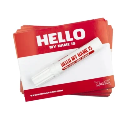 Montana "Hello my name is…“ Matricacsomag (100db) Red / Blue - Image 3