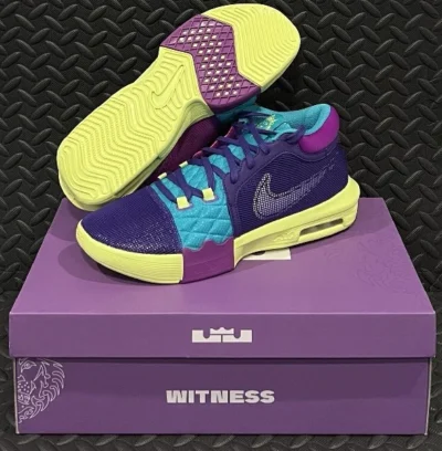Nike Lebron Witness VIII 'Purple Dusty Cactus' - Image 3