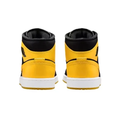 Nike Air Jordan 1 Mid SE 'Black/Yellow' - Image 3