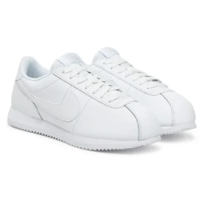 Nike Cortez Leather 'Triple White' - Image 2