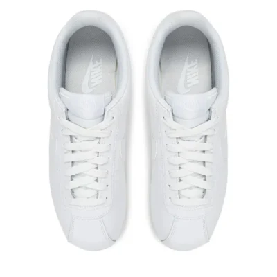 Nike Cortez Leather 'Triple White' - Image 3