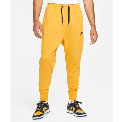 Nike NSW Fleece Classic Joggers Men 'Black/Yellow'
