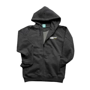 Montana Zip Hoodie - Charcoal / White / Yellow