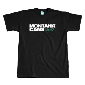 Montana T-Shirt Typo+Logo - Black