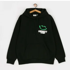 Carhartt WiP Hoodie Happy Script - Black