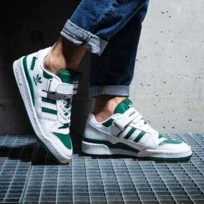 Adidas Forum Low 'White Collegiate Green' - Image 3