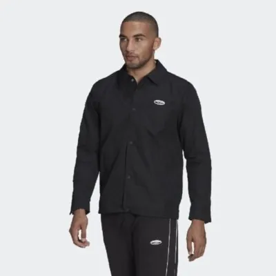 Adidas Originals Mens R.Y.V Coach Jacket Black