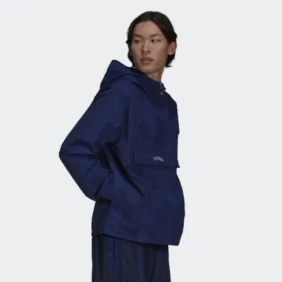 Adidas Originals SPRT Snakeskin Print Windbreaker Victory Blue/Black