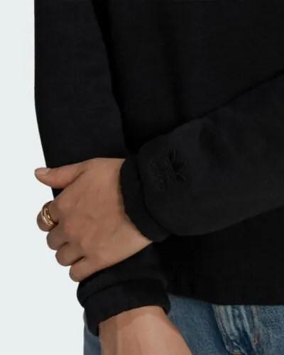 Adidas Originals Trefoil Patch Hoodie - Black - Image 3