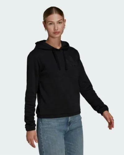 Adidas Originals Trefoil Patch Hoodie - Black - Image 4