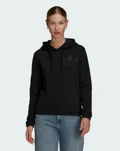 Adidas Originals Trefoil Patch Hoodie - Black