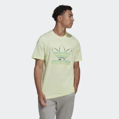 Adidas Originals Trefoil Tee - Almost Lime - Image 2