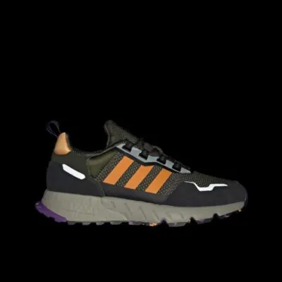 Adidas ZX 1K Boost Seasonality - Black / Purple / Orange - Image 2