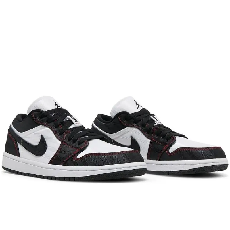 Air Jordan 1 Low SE Utility 'White/Black/Red' - Image 2