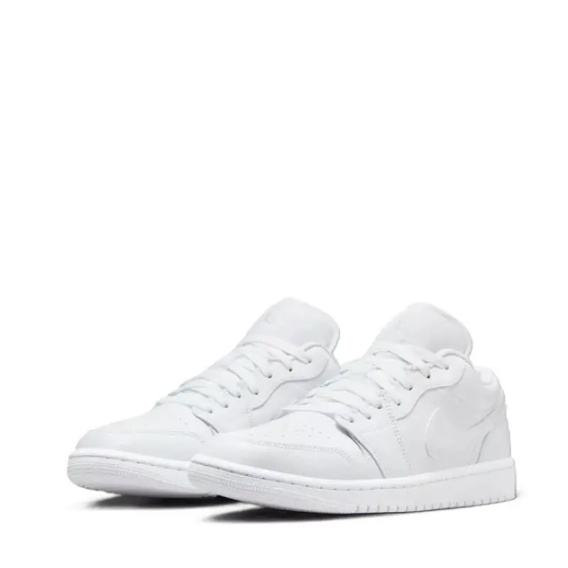 Air Jordan 1 Low (W) 'AllWhite' - Image 3