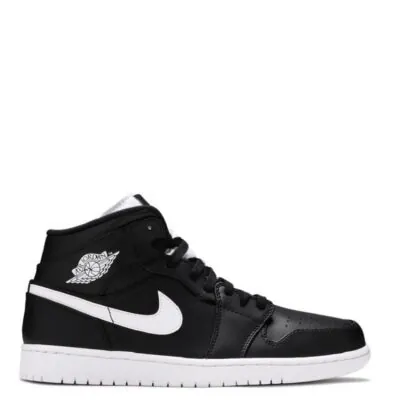 Air Jordan 1 Mid - Black / White