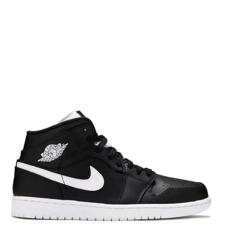 Air Jordan 1 Mid (W) 'Black / White'