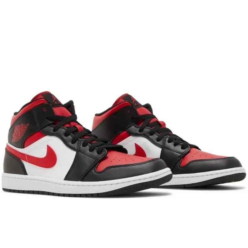 Air Jordan 1 Mid 'Bred Toe' - Image 2