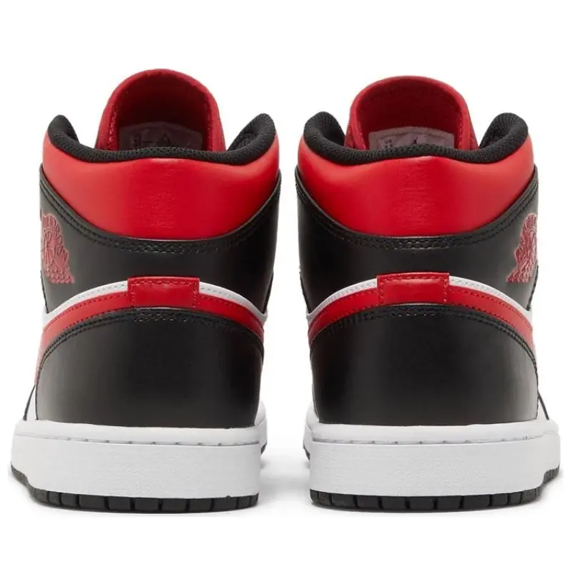 Air Jordan 1 Mid 'Bred Toe' - Image 3