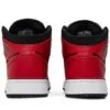 Air Jordan 1 Mid (GS) - Black / Gym Red - Image 3