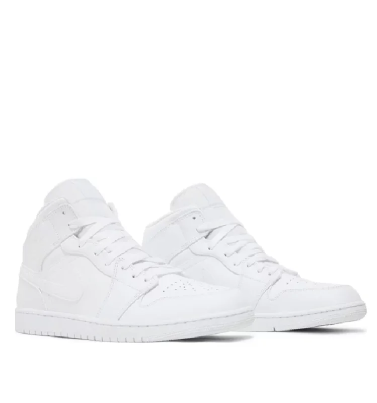 Air Jordan 1 Mid 'Triple White' 2022 - Image 2