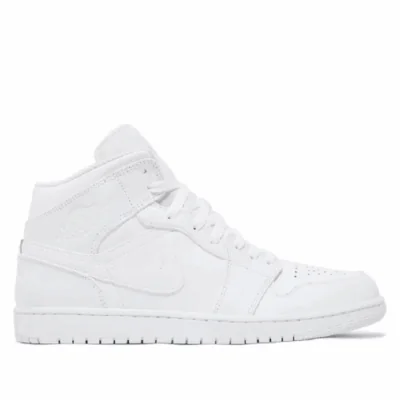 Air Jordan 1 Mid 'Triple White' 2022