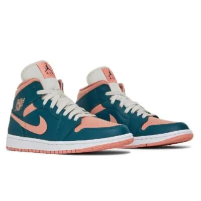 Air Jordan 1 Mid (W) 'Dark Teal Green' - Image 2