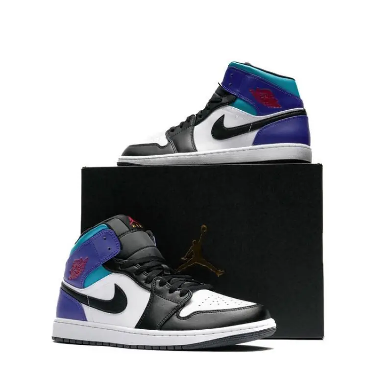 Air Jordan 1 Mid 'Bright Concord' - Image 2