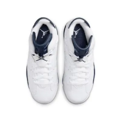 Air Jordan 6 Retro (GS) White/Navy - Image 2