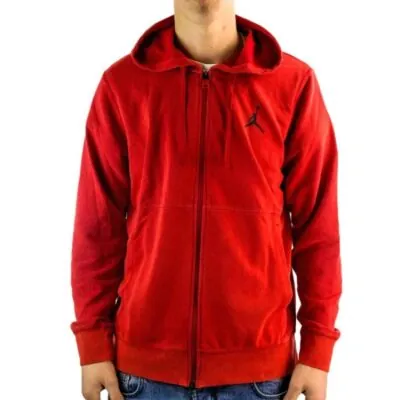 Air Jordan Dri-FIT Fleece Full-Zip Hoodie 'Gym Red'