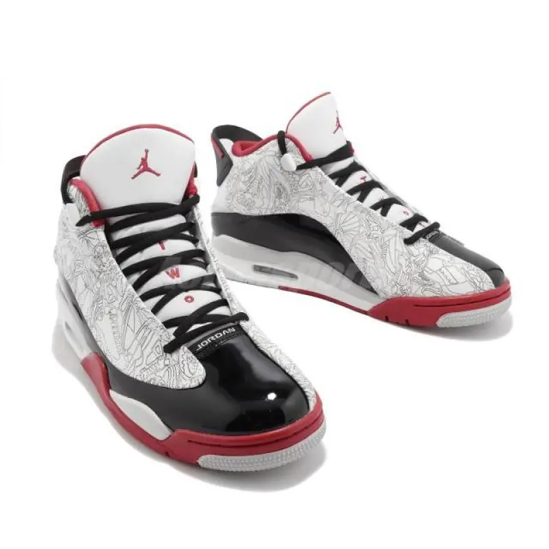 Air Jordan Dub Zero 'Black and Red' - Image 3