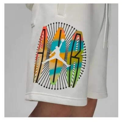 Air Jordan Flight Mvp Fleece Shorts 'White' - Image 2