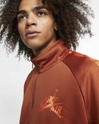 Air Jordan Jumpman Classics Jacket 'Dark Russet' - Image 3