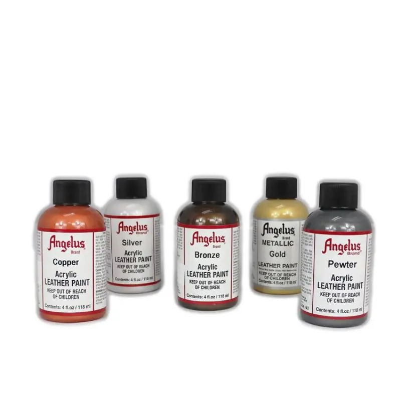 Angelus Metallic Leather Paint Bõrfesték - 4oz - Image 2