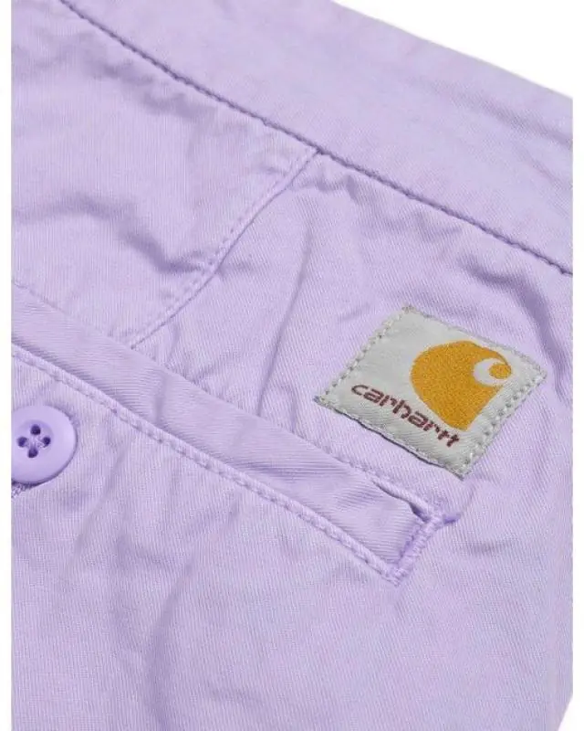 Carhartt WIP Johnson Short - Soft Lavender - Image 3
