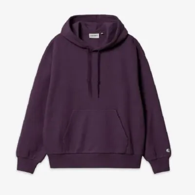 Carhartt W' Hooded Casey Sweatshirt Dark Plum/Silver