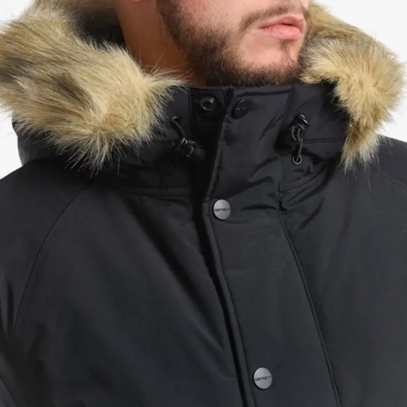 Carhartt WIP Anchorage Parka 'Black' - Image 3
