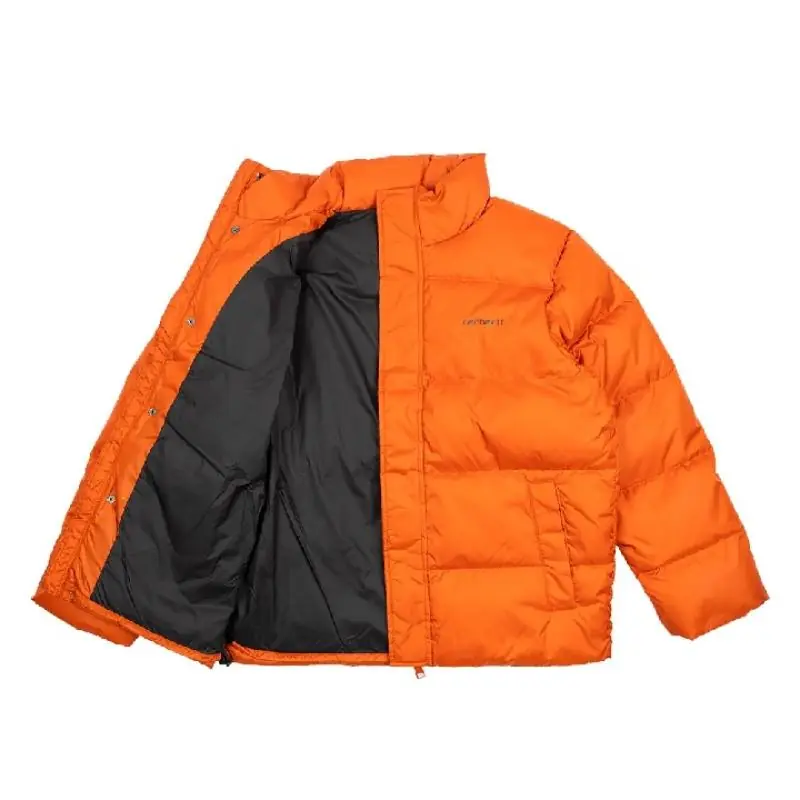 Carhartt WIP deming Jacket - Bring Orange/black - Image 2