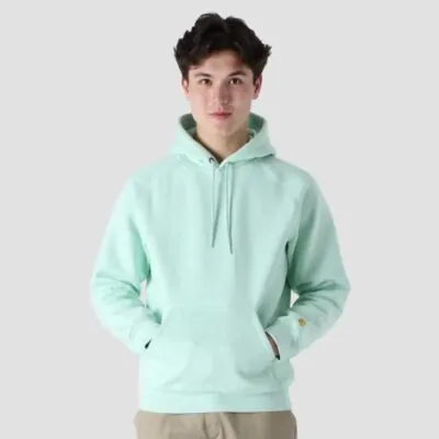 Carhartt Wip Hooded Chase Sweat Pale Spearmint/Gold