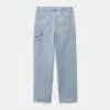 Carhartt Wip Jay 'Single Knee Pant' Blue Light Stone Washed - Image 2