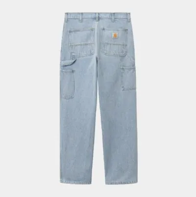 Carhartt Wip Jay 'Single Knee Pant' Blue Light Stone Washed - Image 2