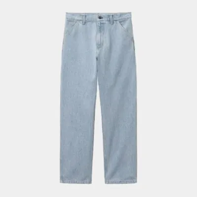 Carhartt Wip Jay 'Single Knee Pant' Blue Light Stone Washed