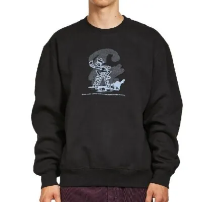 Carhartt Wip Lucky Paiter Sweat Black/Misty Sky
