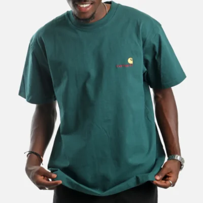 Carhartt WIP S/S American Script T-Shirt Botanic