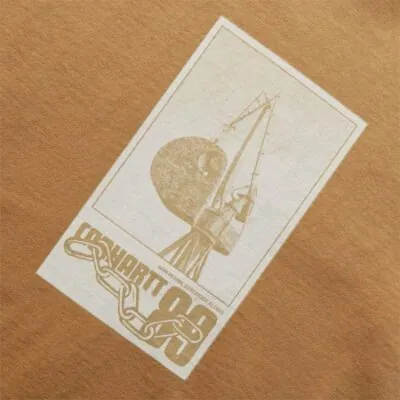 Carhartt Wip S/S Wortksite T-Shirt Dusty H Brown - Image 2